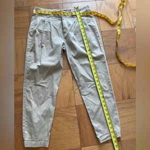 Vince Chinos Banded Hem Gathered Waistline - Size 0